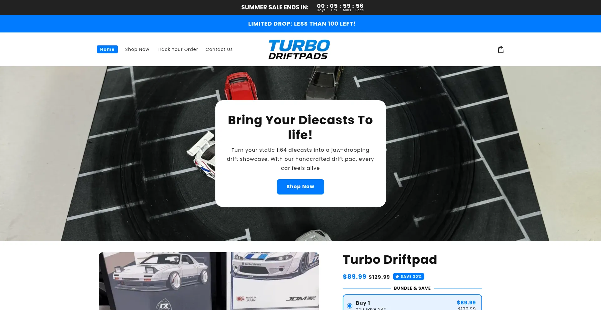 Turbodriftpad.com Screenshot