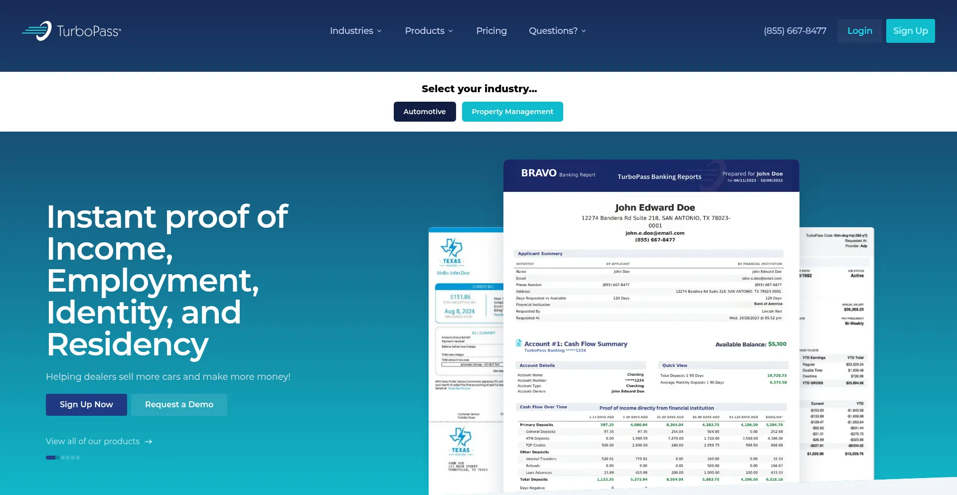 Turbopassusa.com Screenshot
