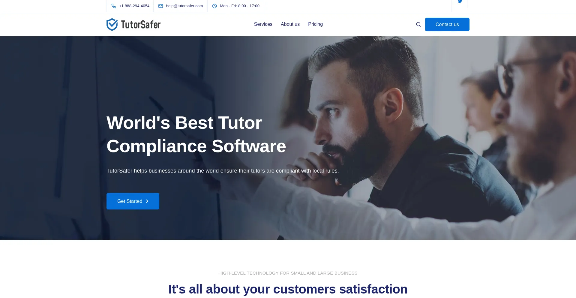 Tutorsafer.com Screenshot