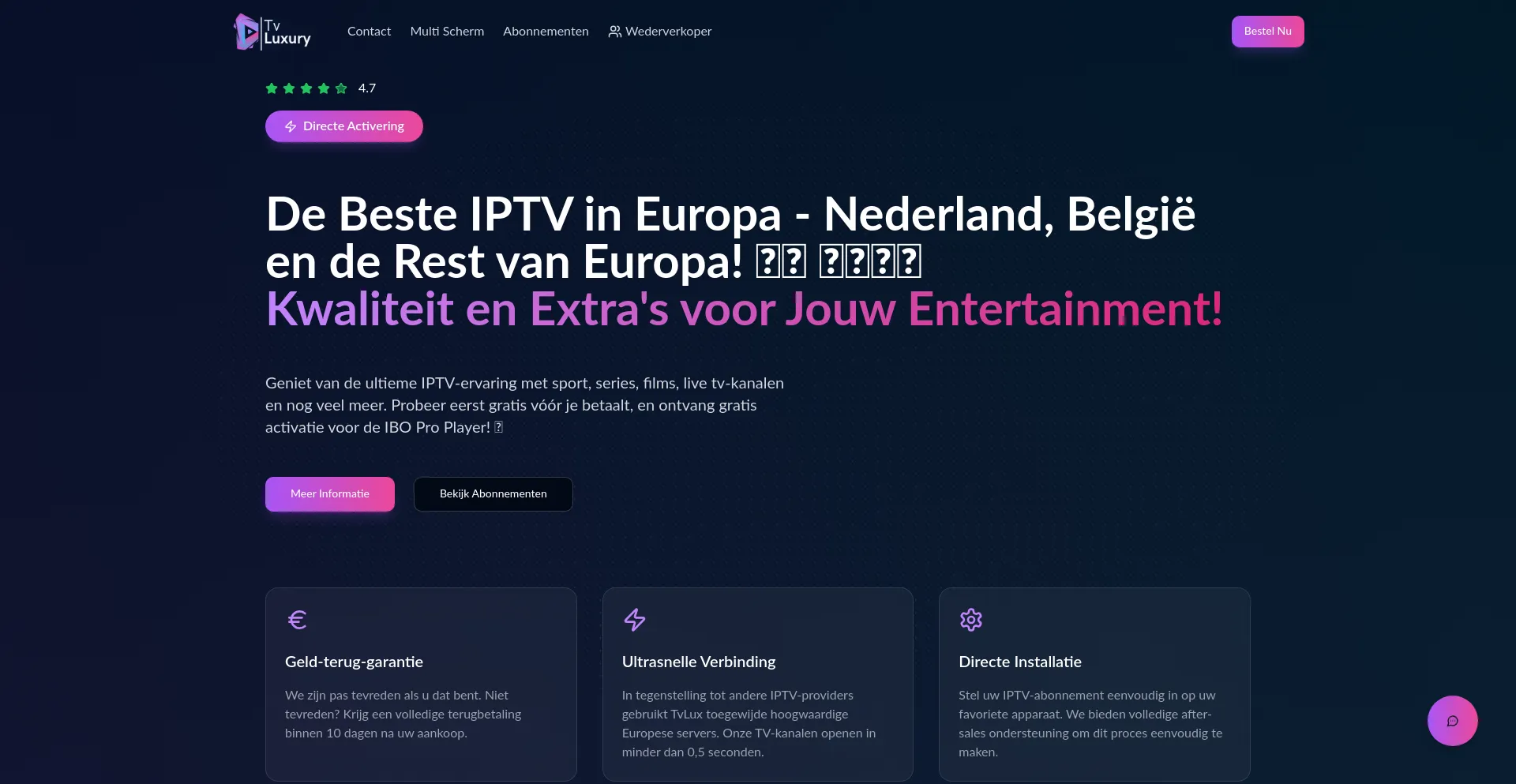 Tvluxury.nl 安全可靠吗？