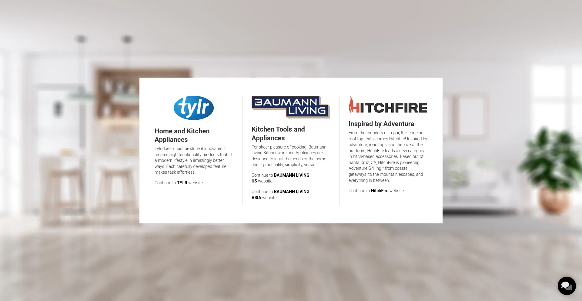 Website screenshot of Tylrhome.com