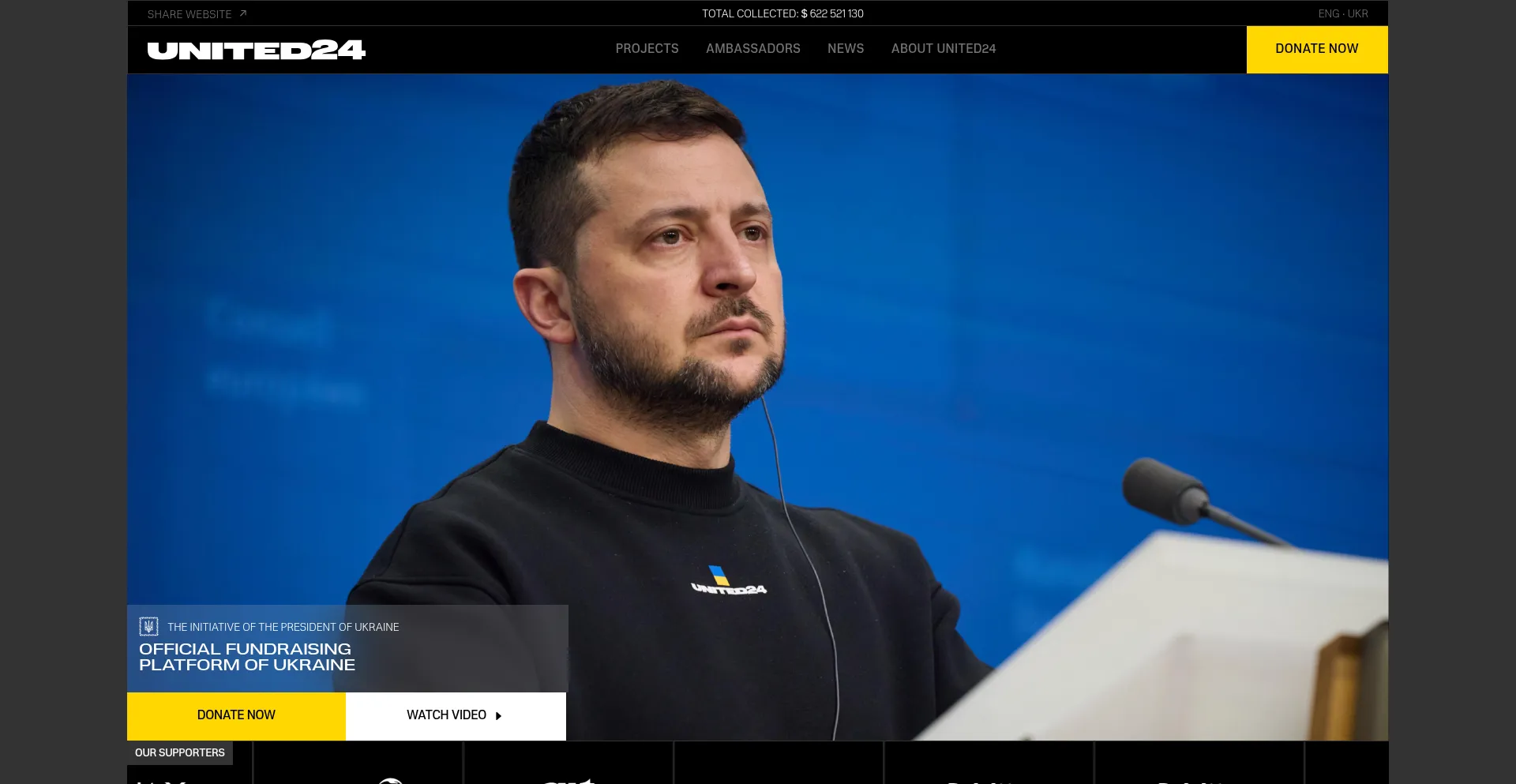 Website screenshot of U24qov.com