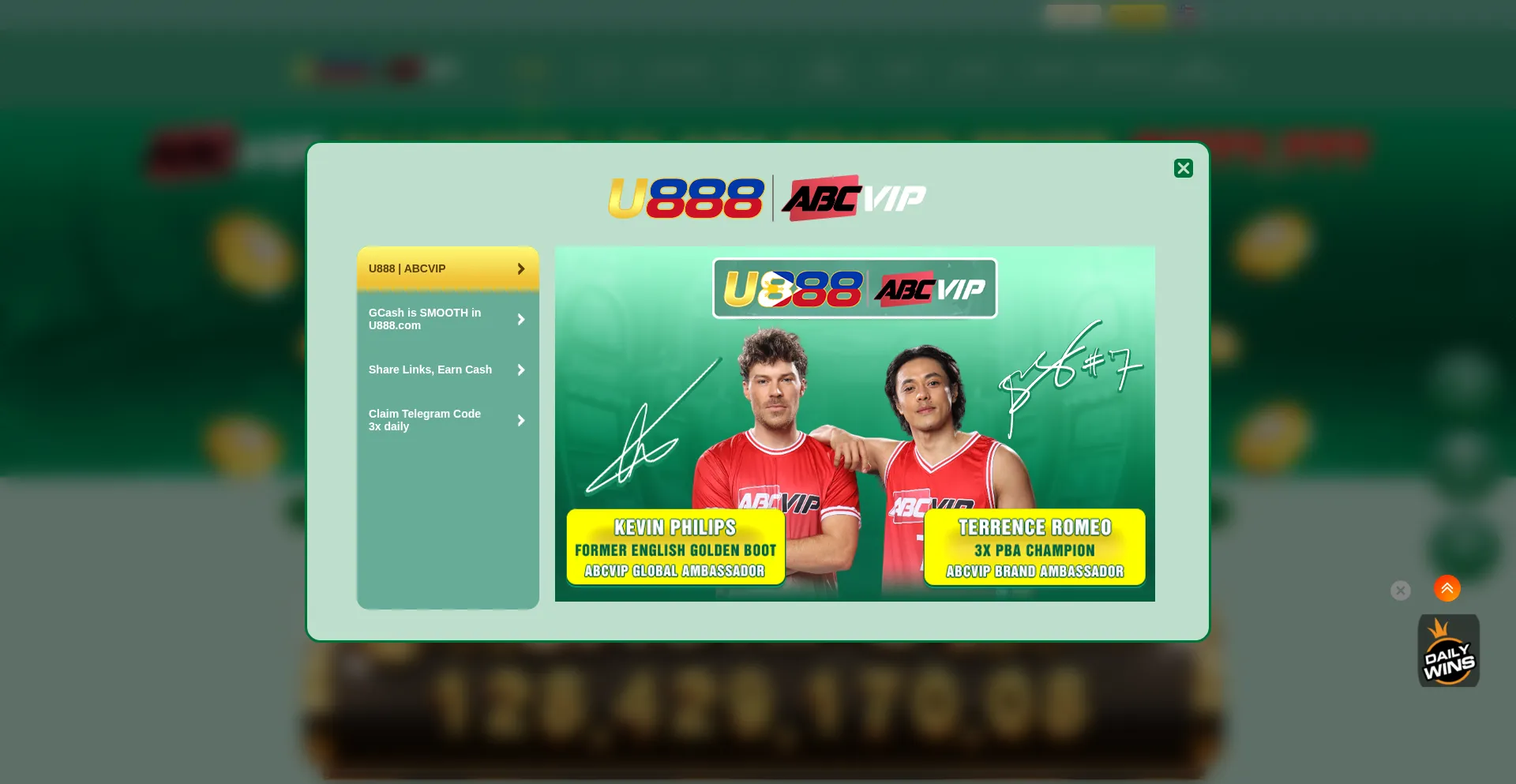 Website screenshot of U888w77.cc