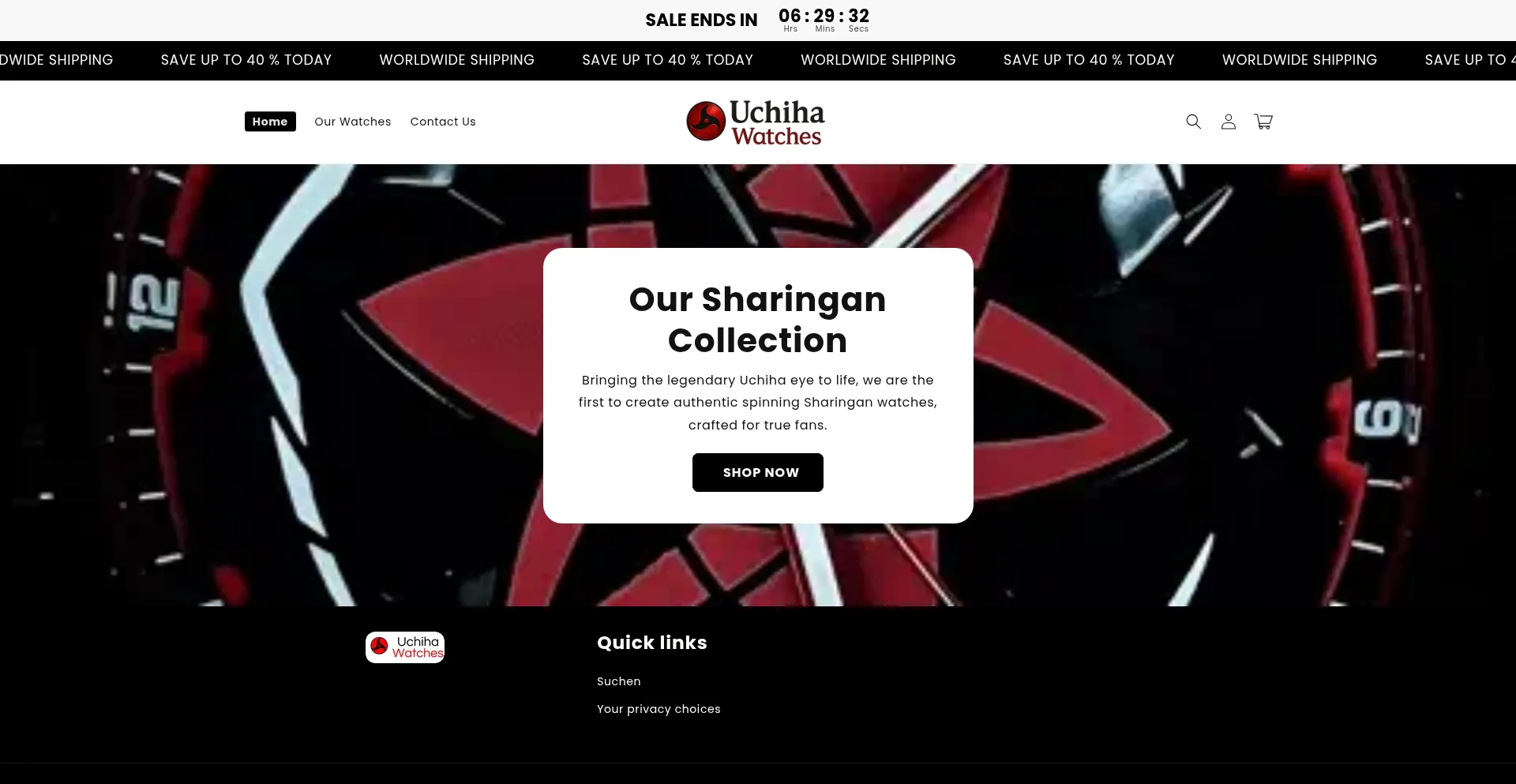 Uchihawatches.com 安全可靠吗？