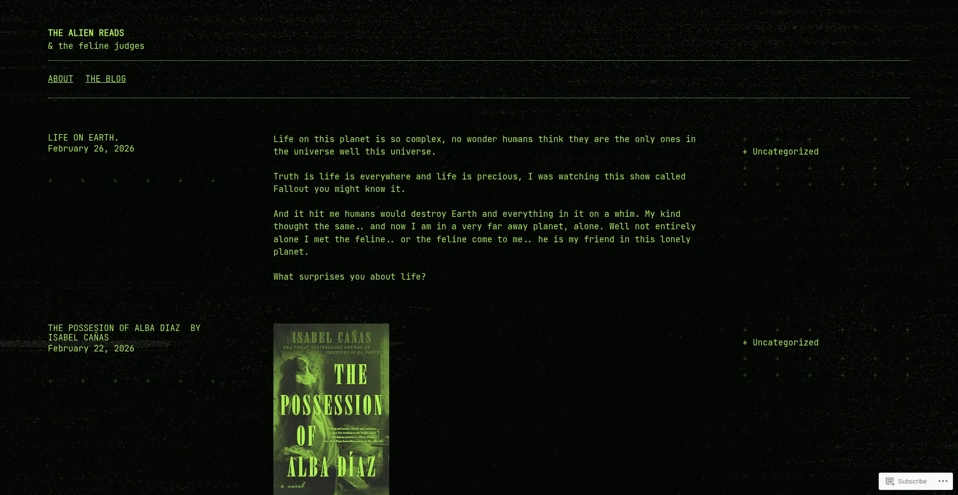 Uglyalienreads.com