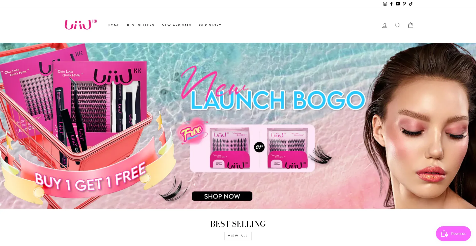 Website screenshot of Uiiukk.com
