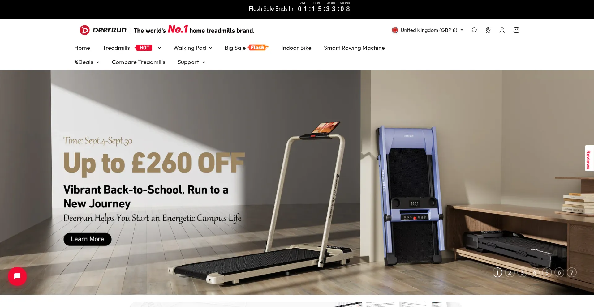 Uk.deerruntreadmill.com Screenshot