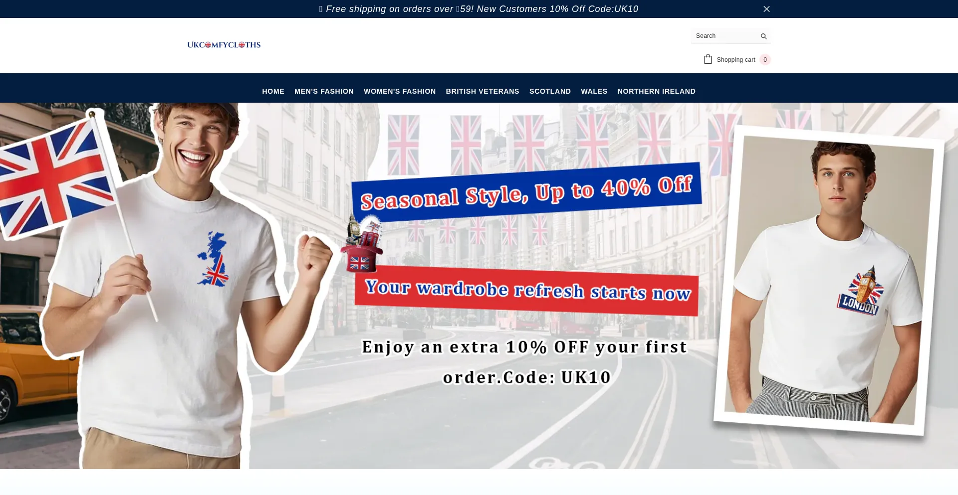 Ukcomfycloths.com Screenshot