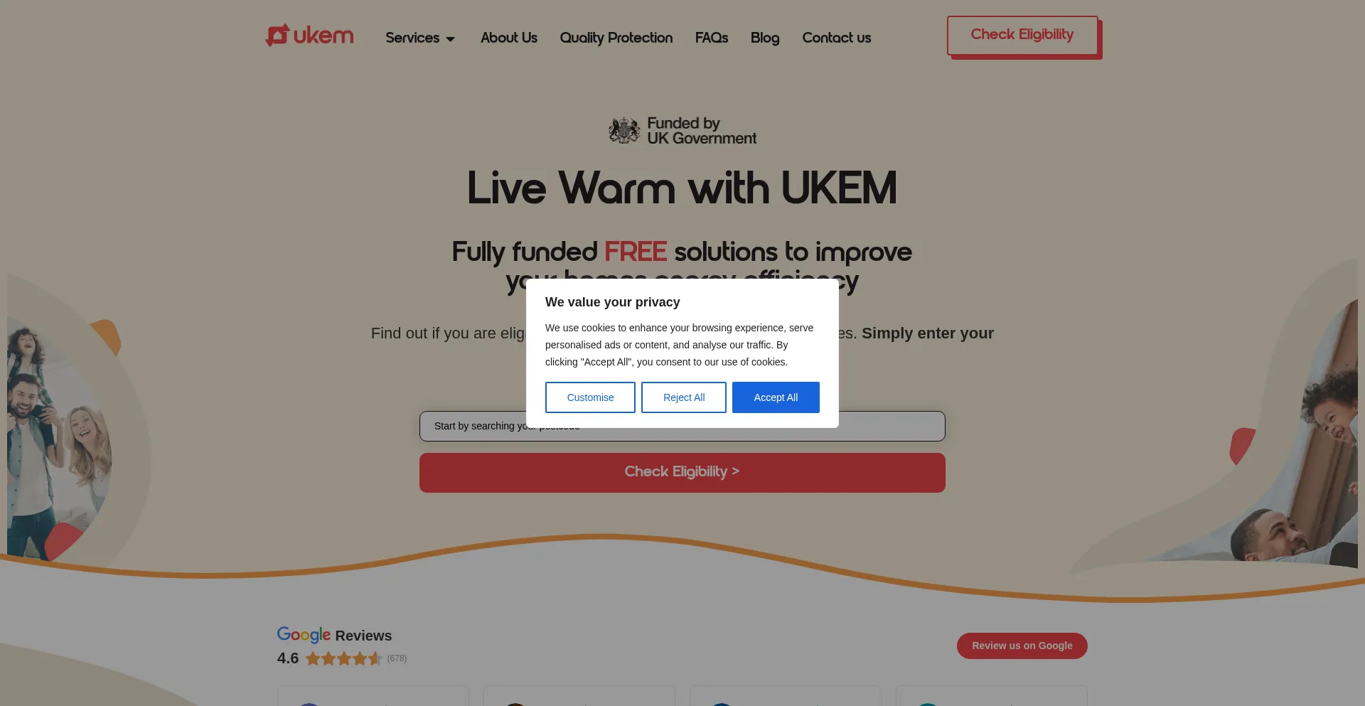 Ukem.co.uk Screenshot