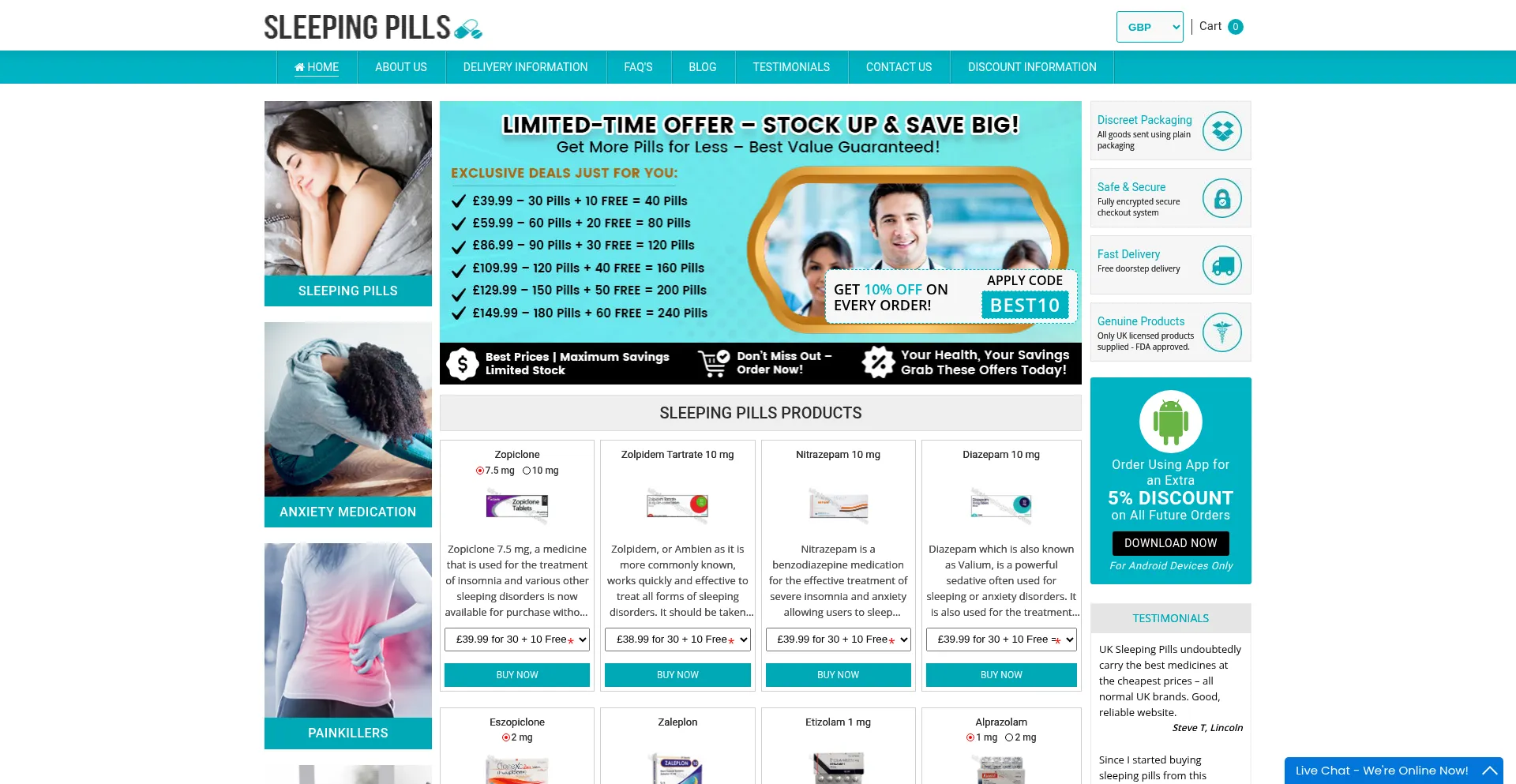 Uksleepingpills.com
