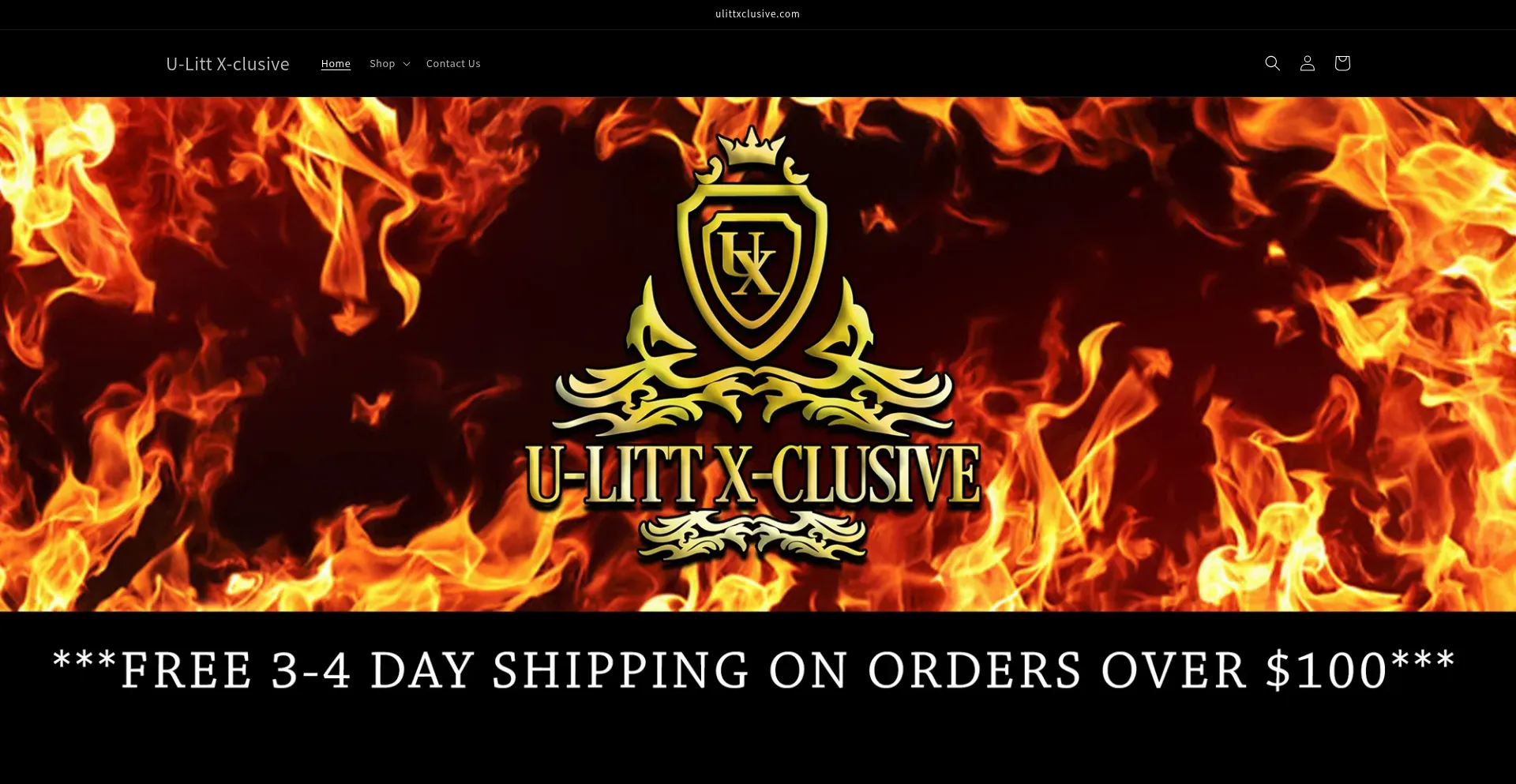 Website screenshot of Ulittxclusive.com