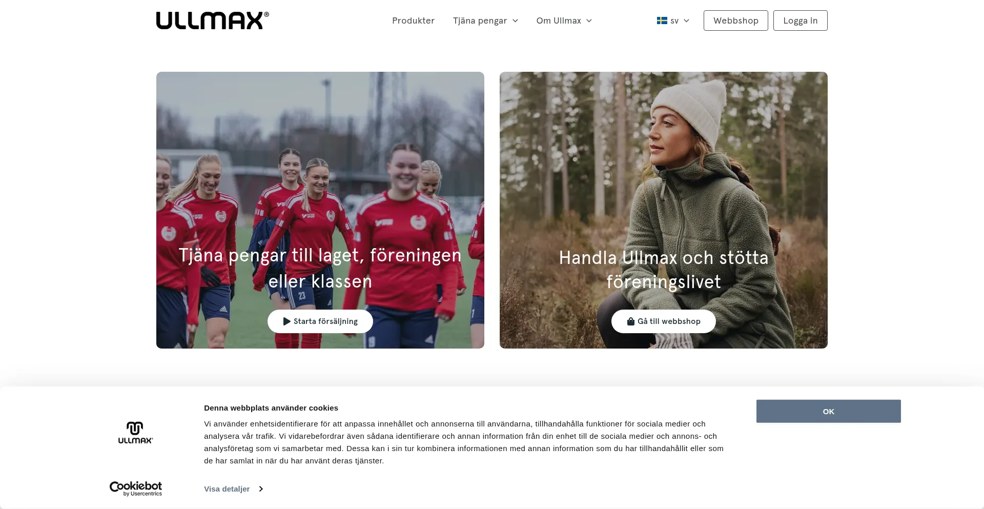 Ullmax.se Screenshot