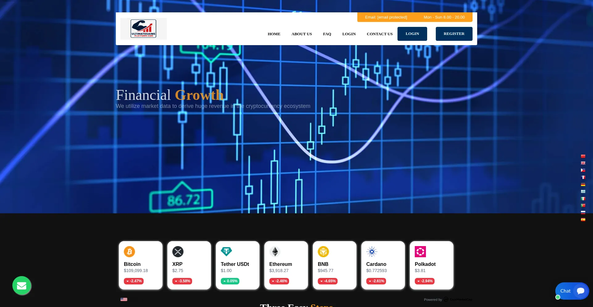Ultimategainsplatform.com Screenshot