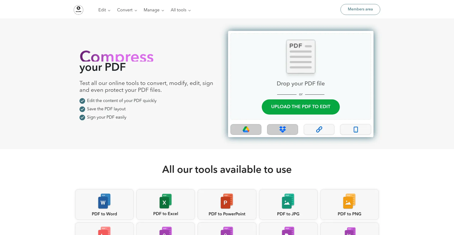 Ultra-pdf.com Screenshot