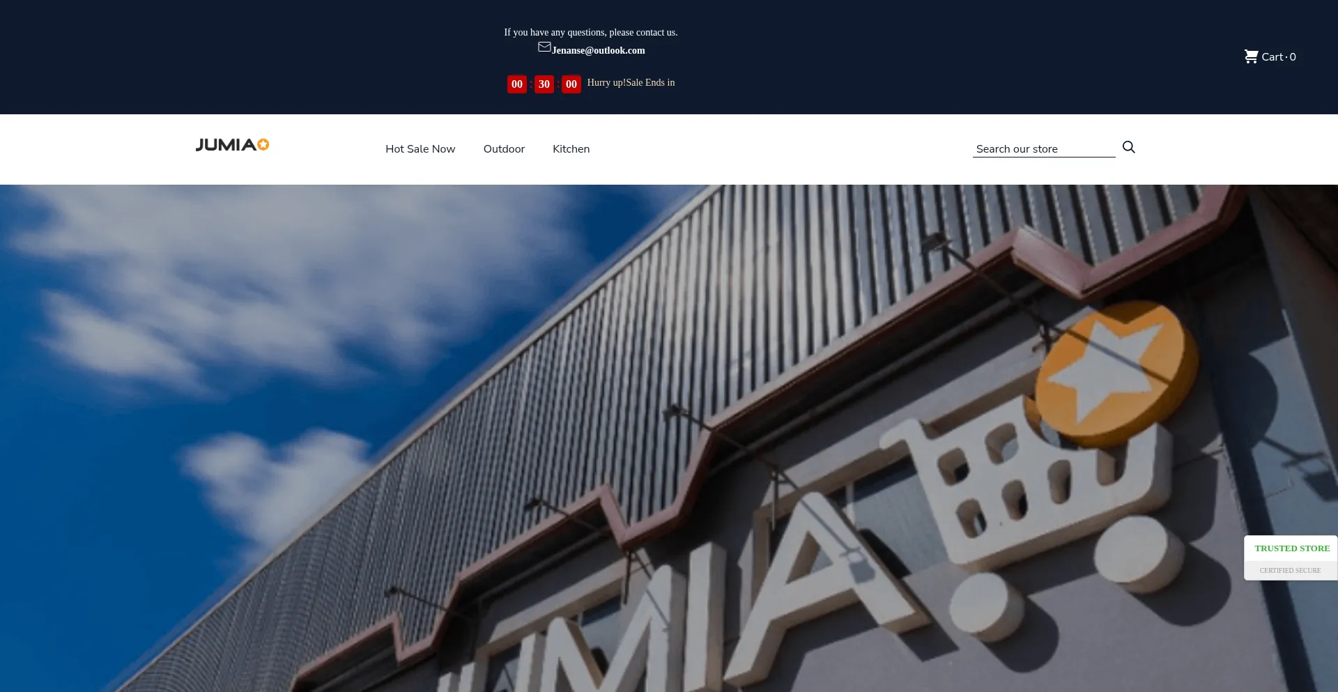 Website screenshot of Ultrahb.shop