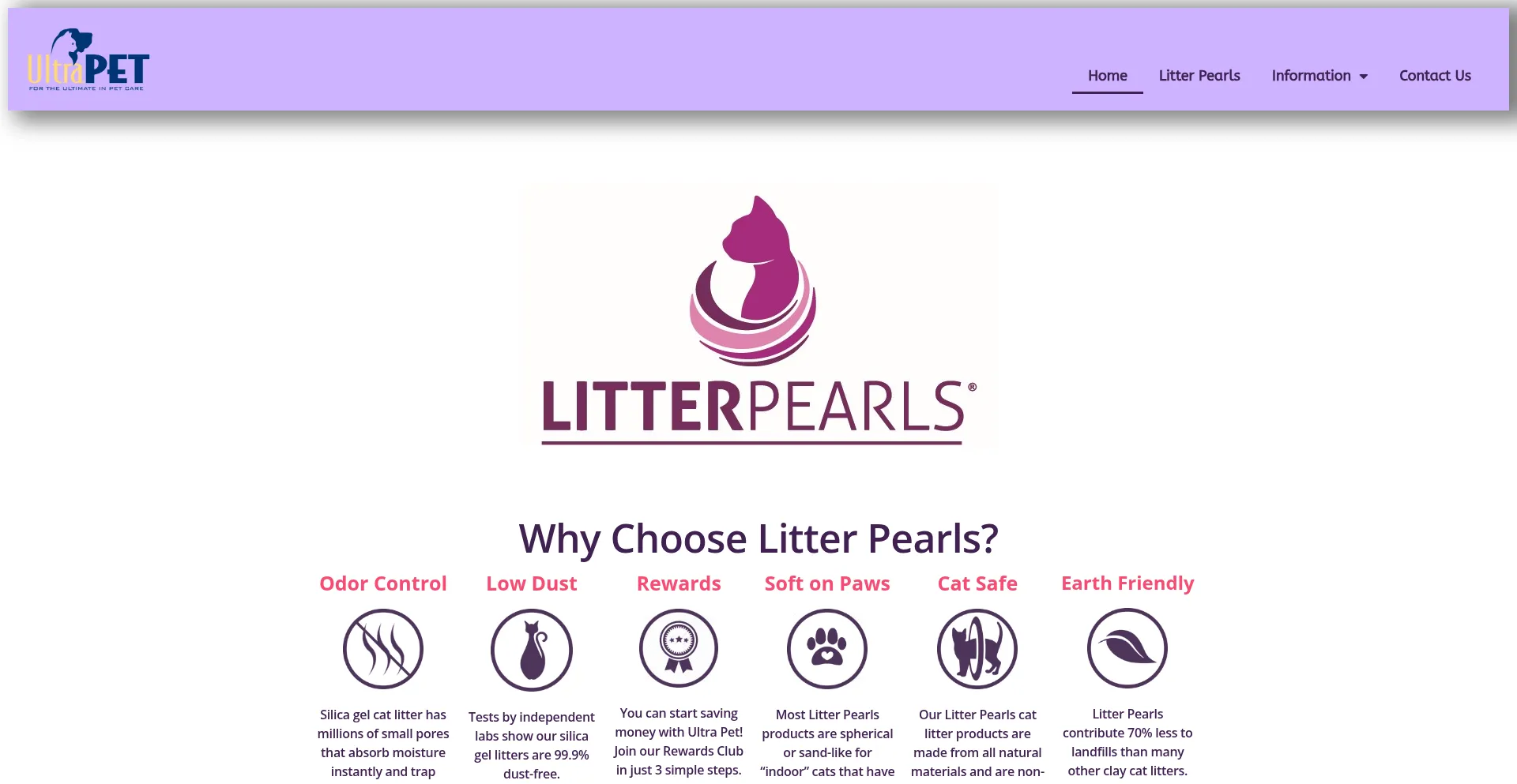 Ultrapet.com Screenshot