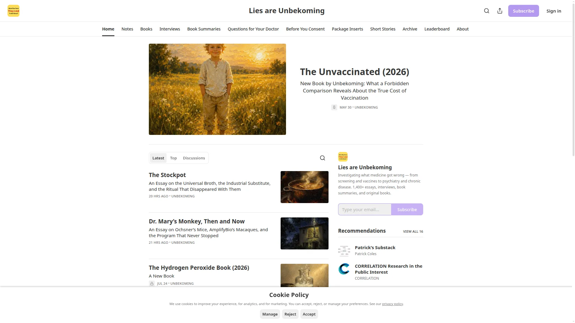 Unbekoming.com