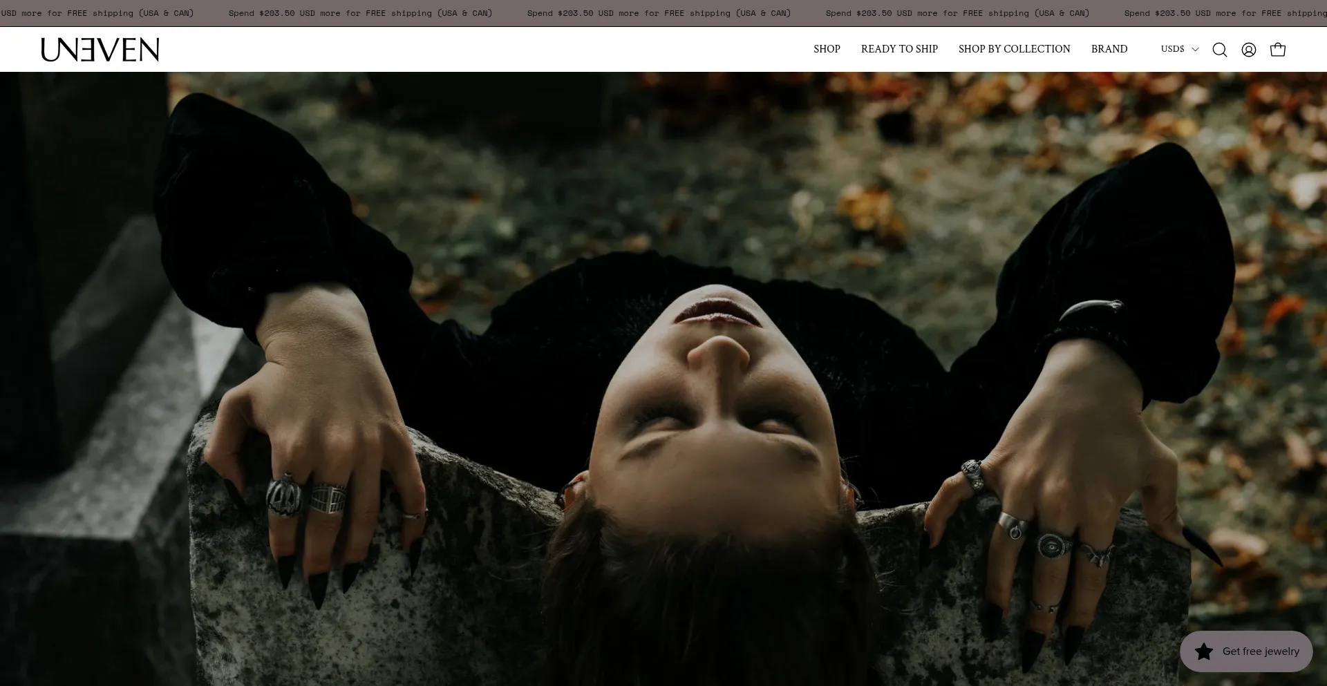 Website screenshot of Uneven.ca