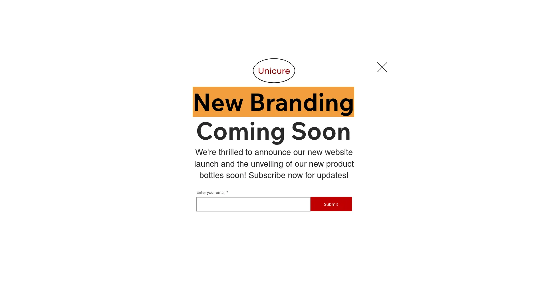 Unicure.com Screenshot