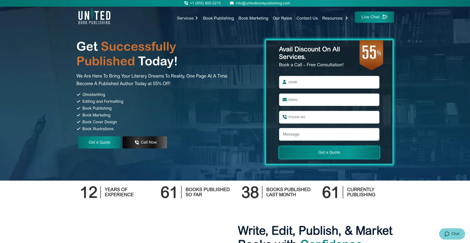 Unitedbookpublishing.com Screenshot
