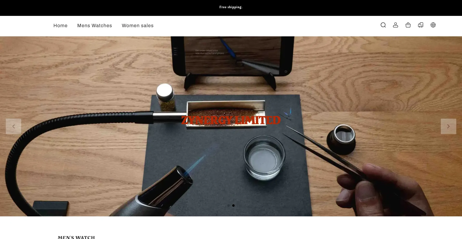 Website screenshot of Unitedluxury-vip.com