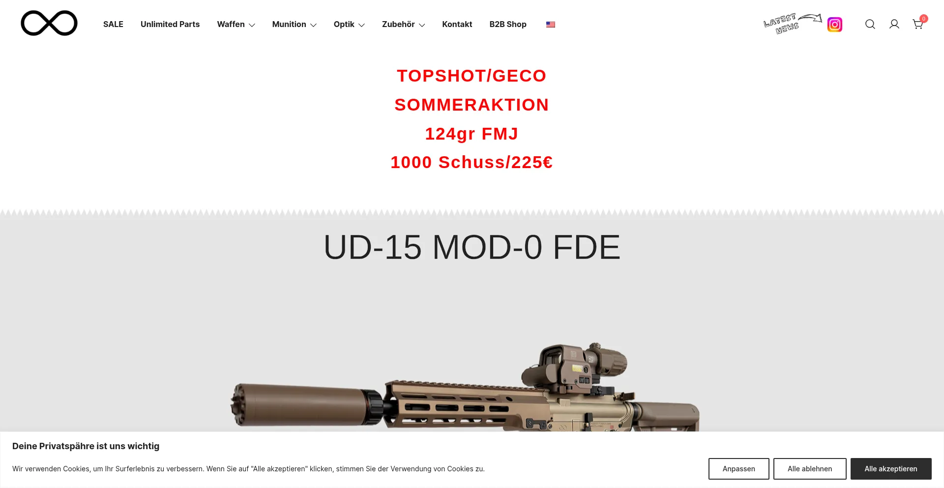 Website screenshot of Unlimiteddynamics.eu