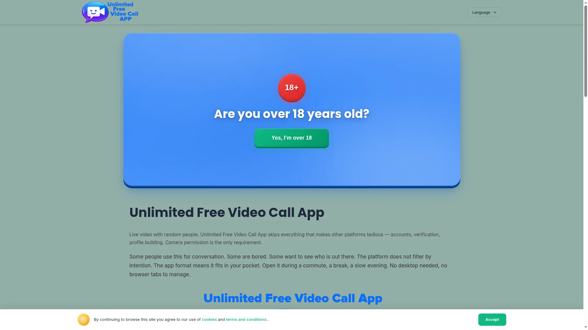Unlimitedfreevideocallapp.com