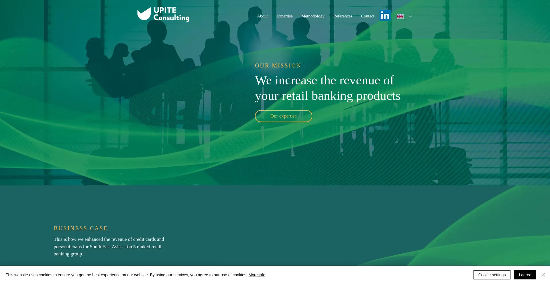 Website screenshot of Upiteconsulting.es