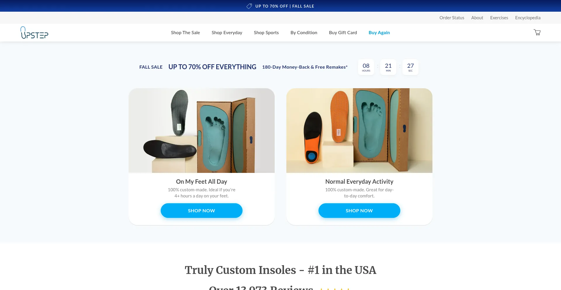 Upstep.com Screenshot