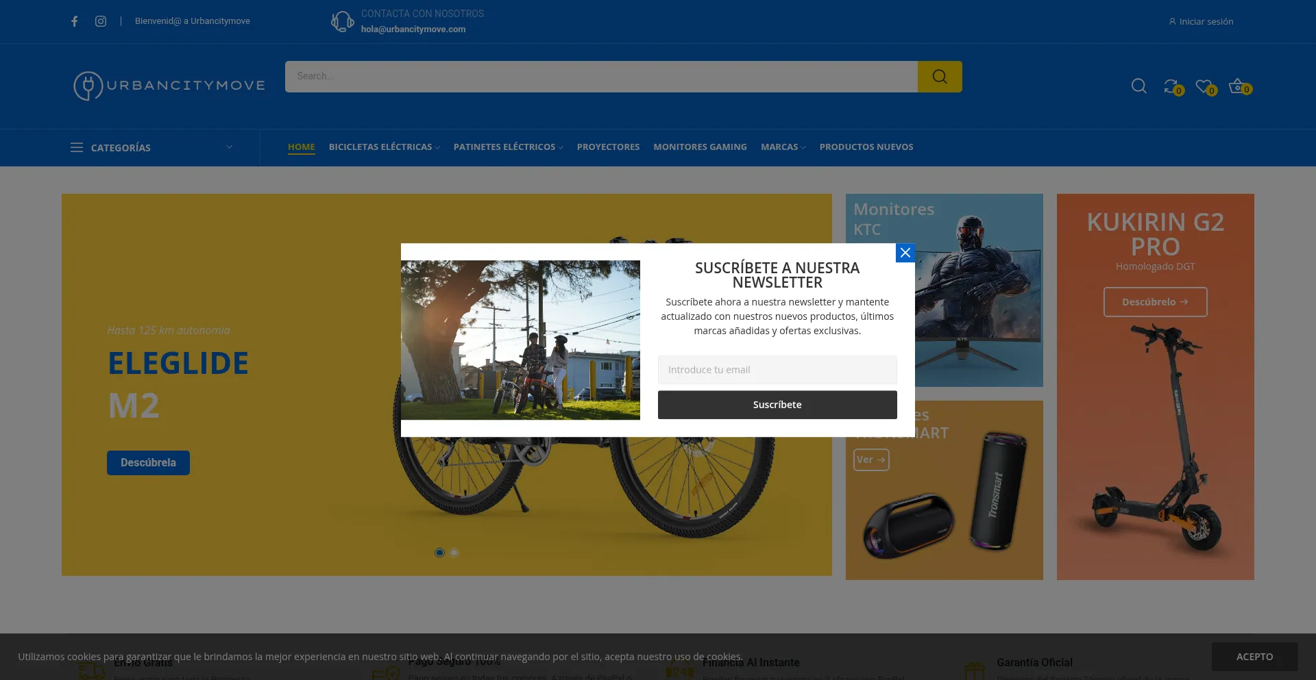 Website screenshot of Urbancitymove.com