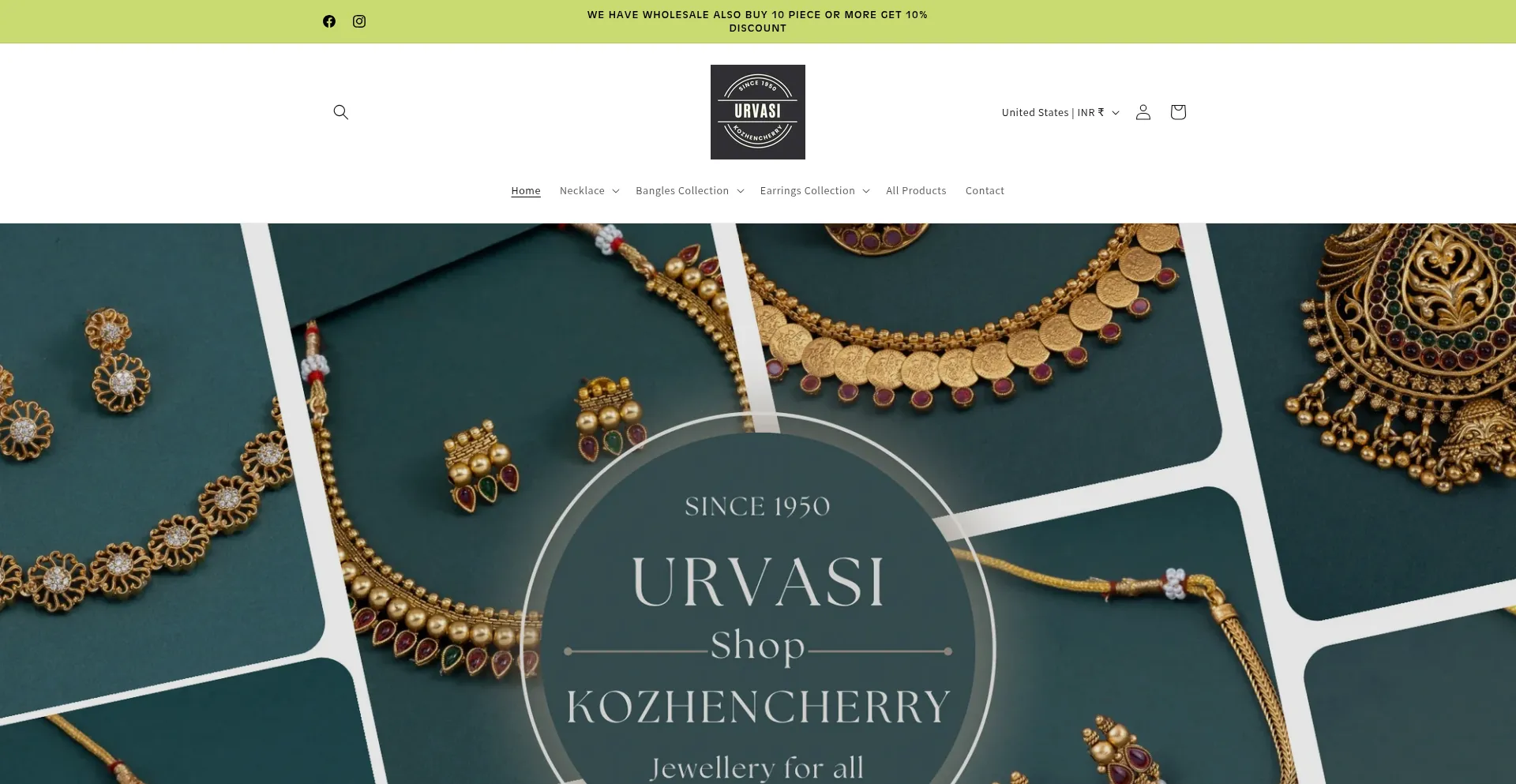 Website screenshot of Urvasiladiesnovelty.com
