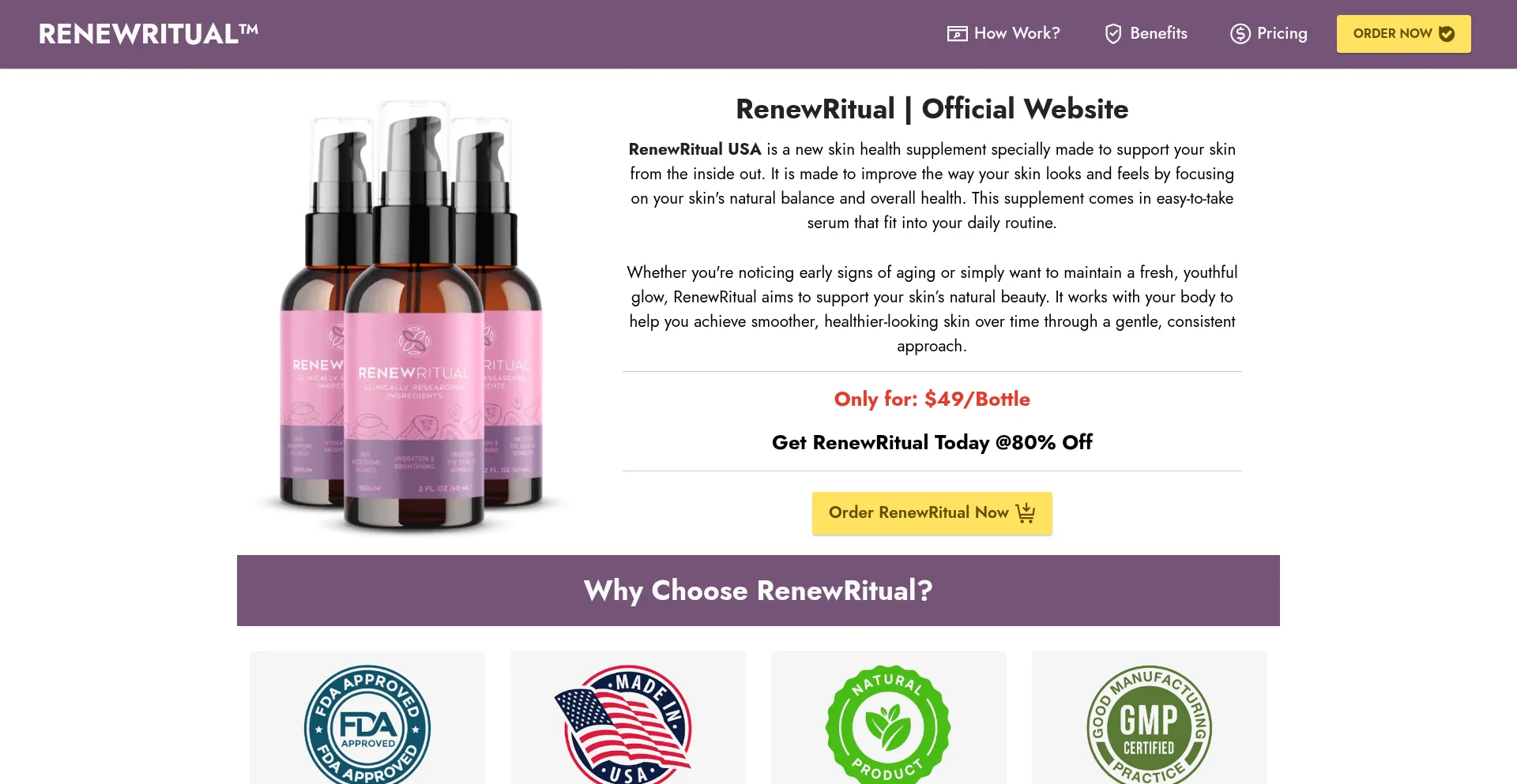 Website screenshot of Us-us-renewritual.us