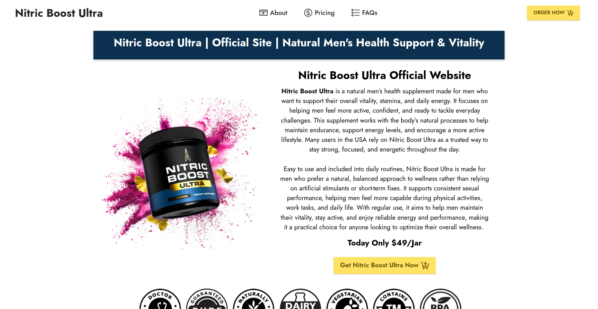 Usa-nitricboost.us 安全可靠吗？