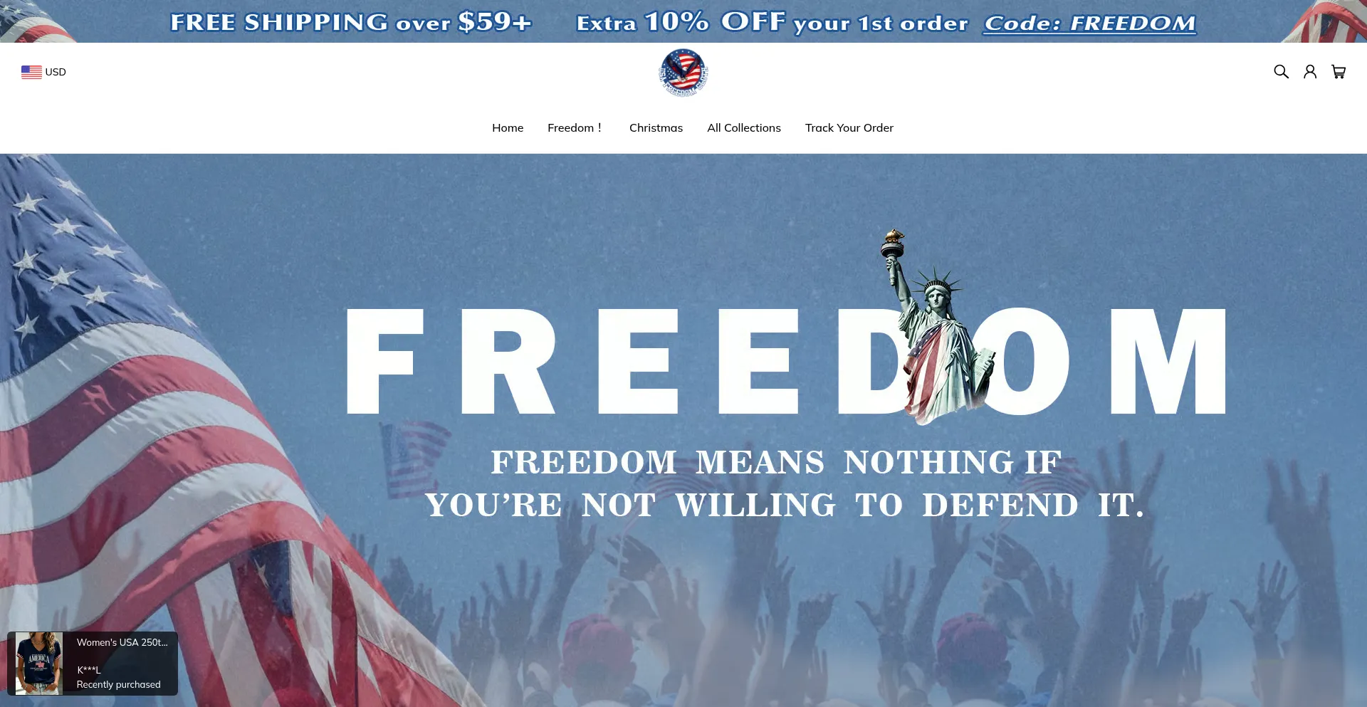 Usafreedomcloth.com