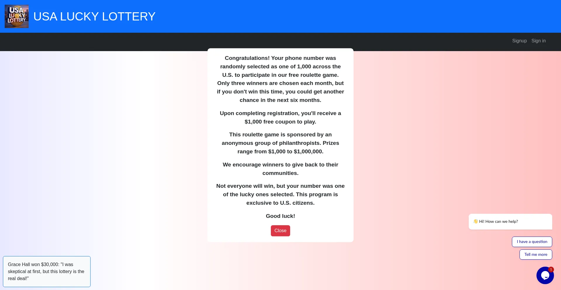 Usaluckylottery.com 安全可靠吗？