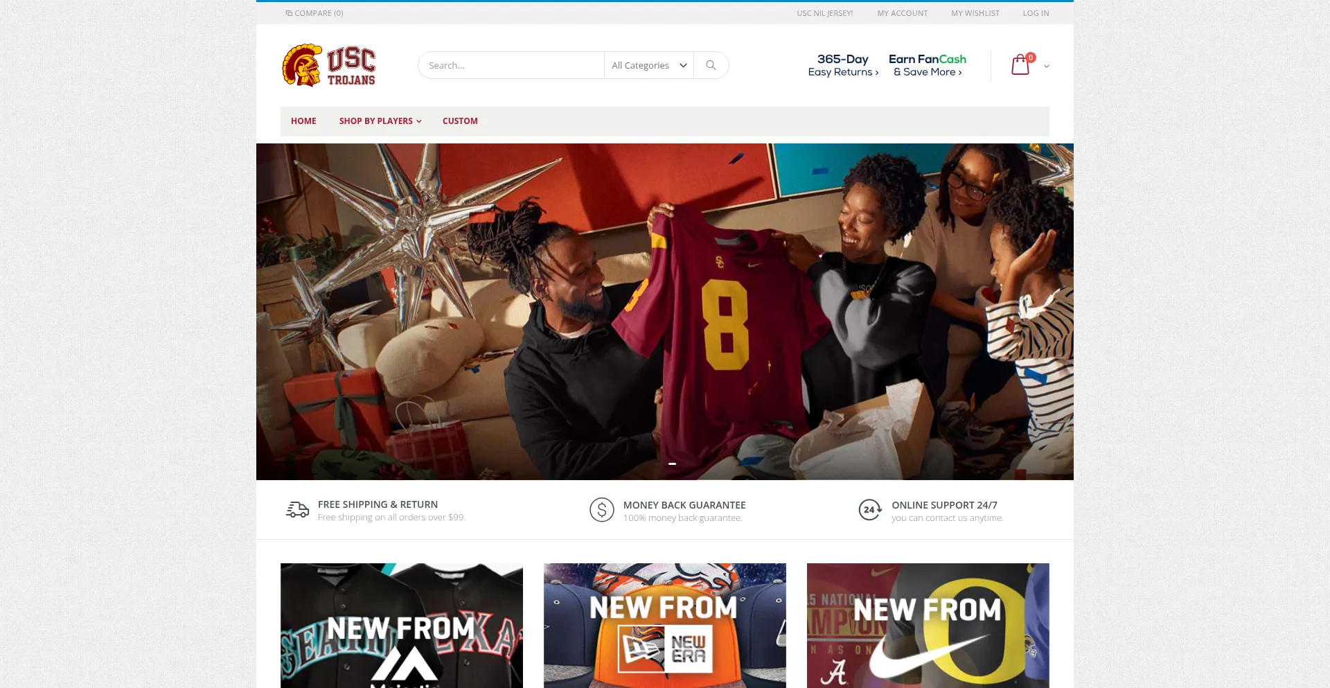 Uscniljersey.com