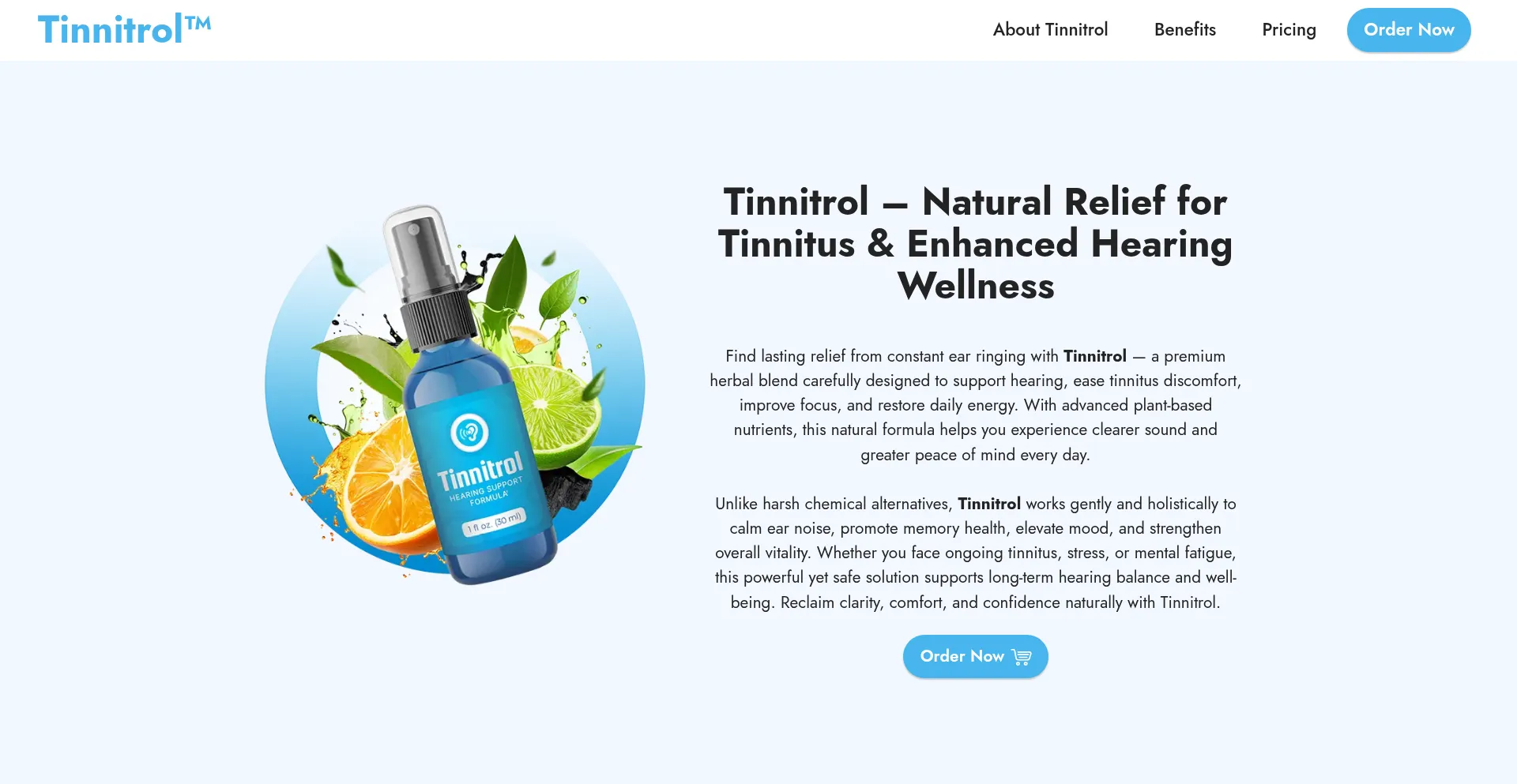 Usen-tinnitrol.com Screenshot