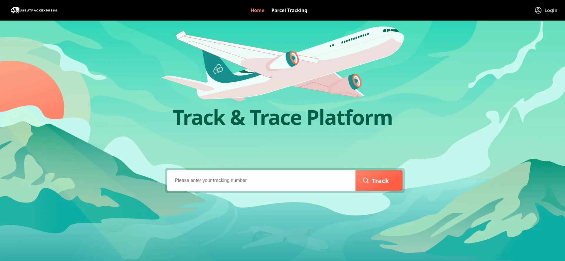 Website screenshot of Useutrackexpress.com