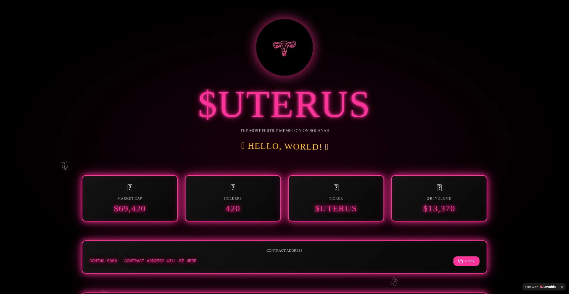 Uteruscoin.fun