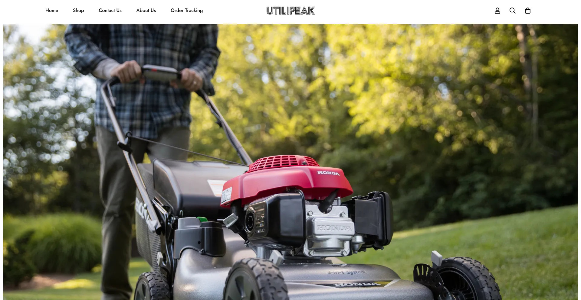 Website screenshot of Utilipeak.com
