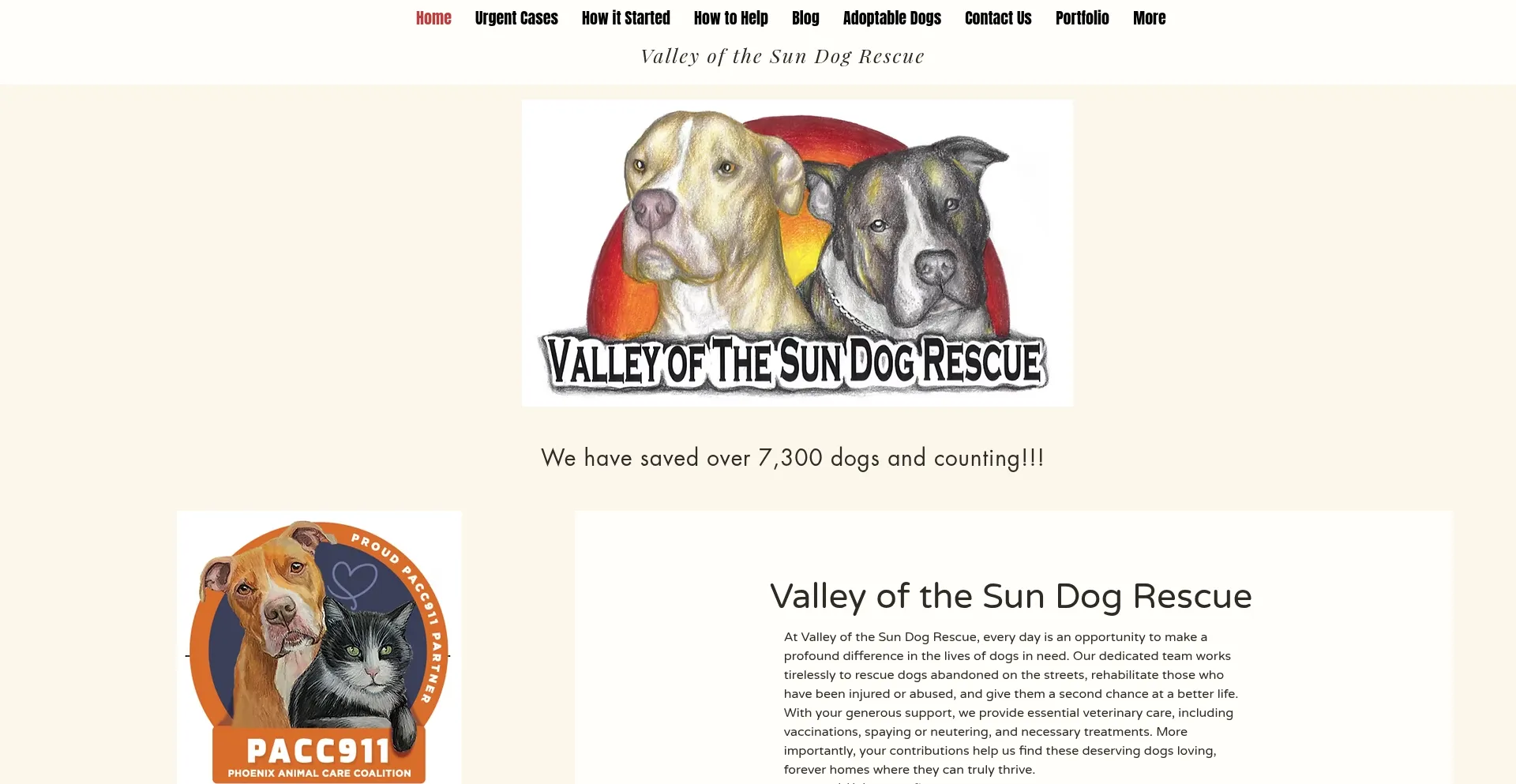 Valleyofthesundogrescue.org