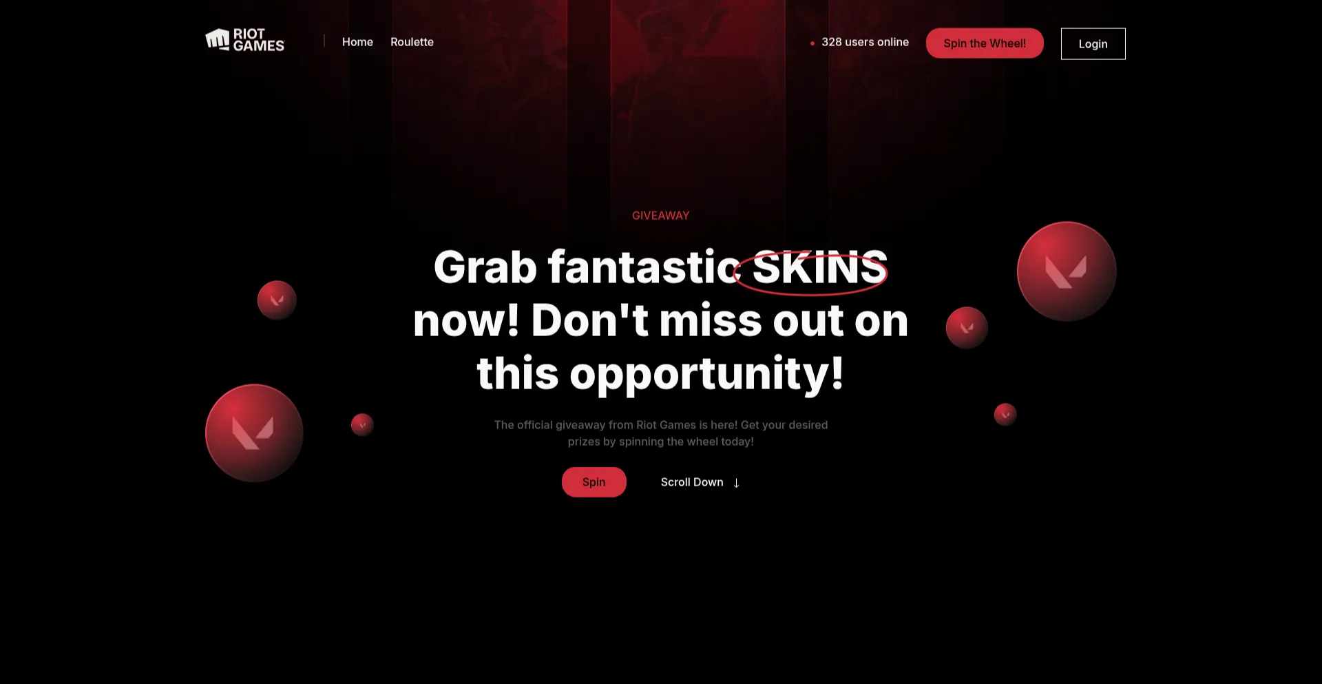 Website screenshot of Valofix.net