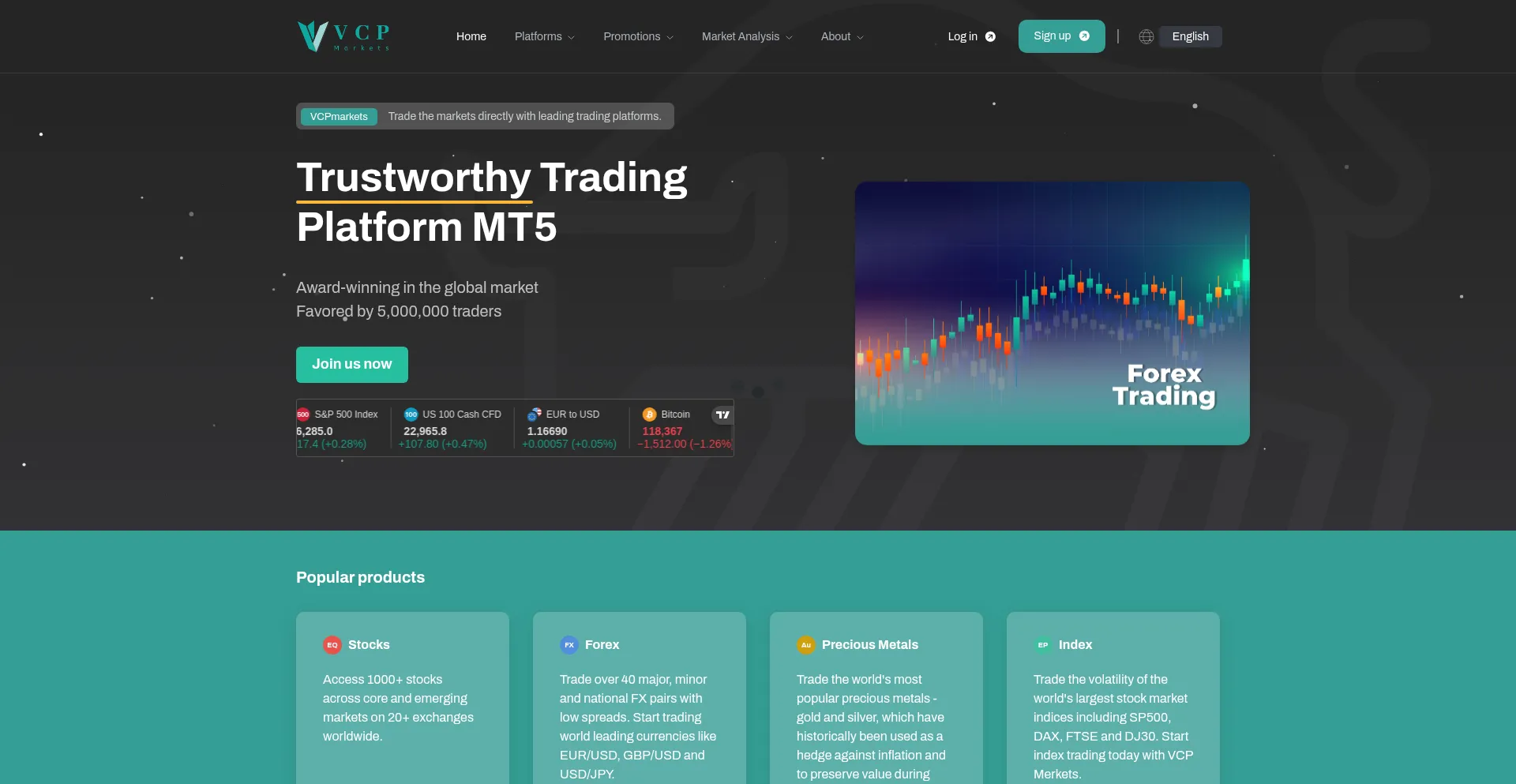 Website screenshot of Vancp.com