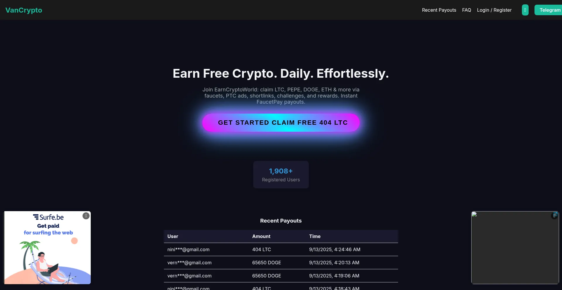 Vancrypto.xyz 安全可靠吗？