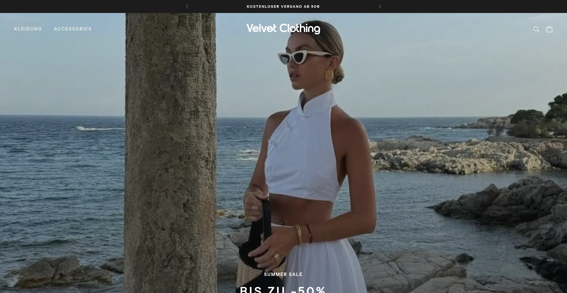 Website screenshot of Velvetclo.de
