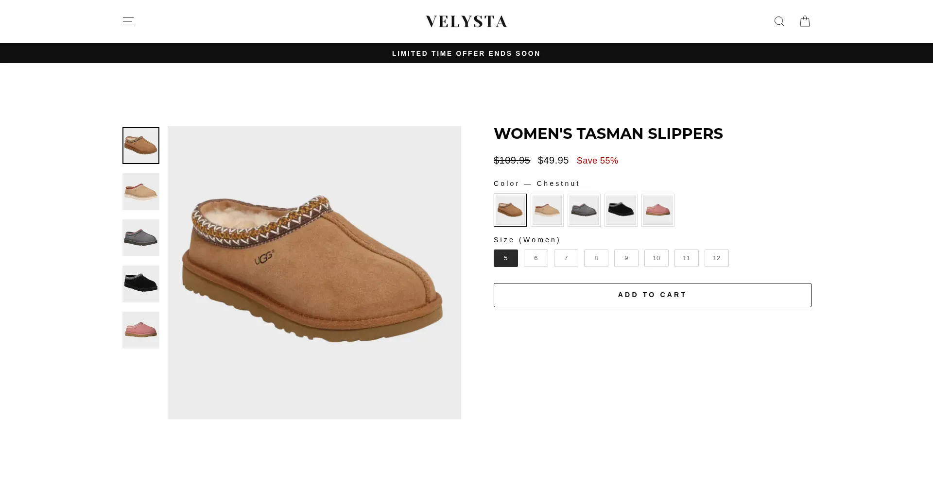 Velysta.co Screenshot