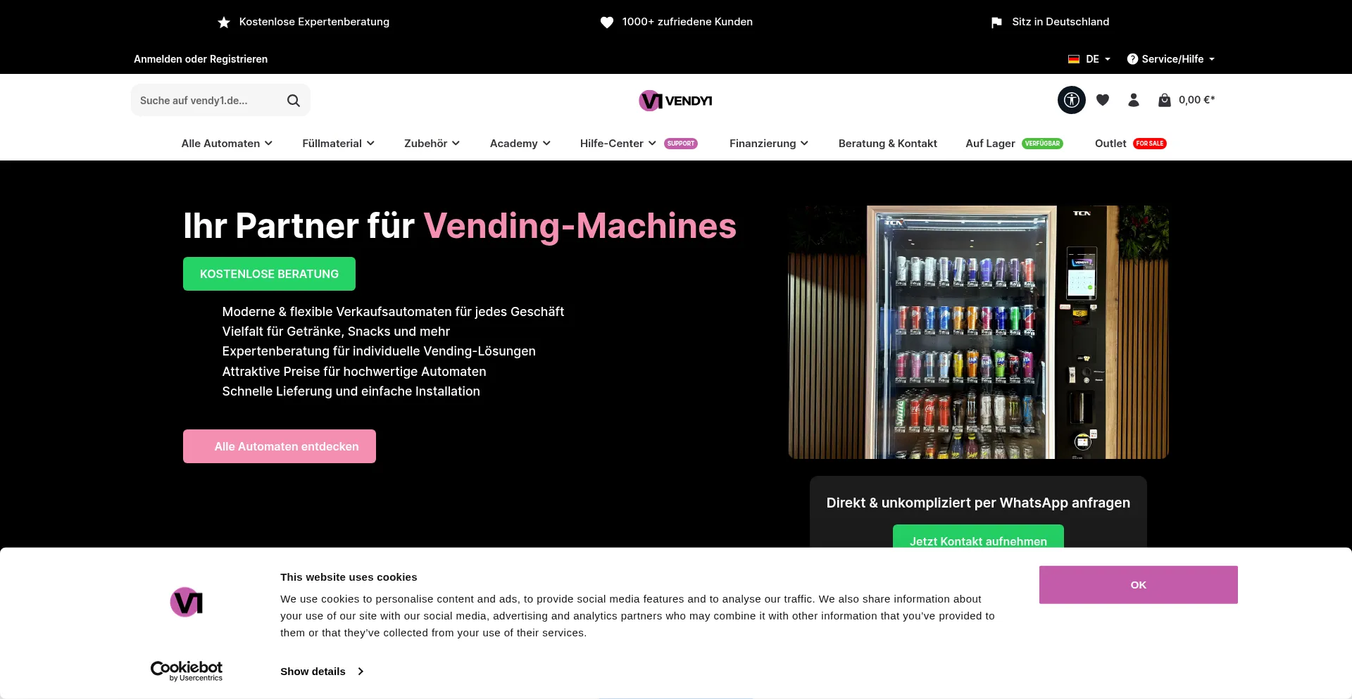 Vendy1.de 安全可靠吗？
