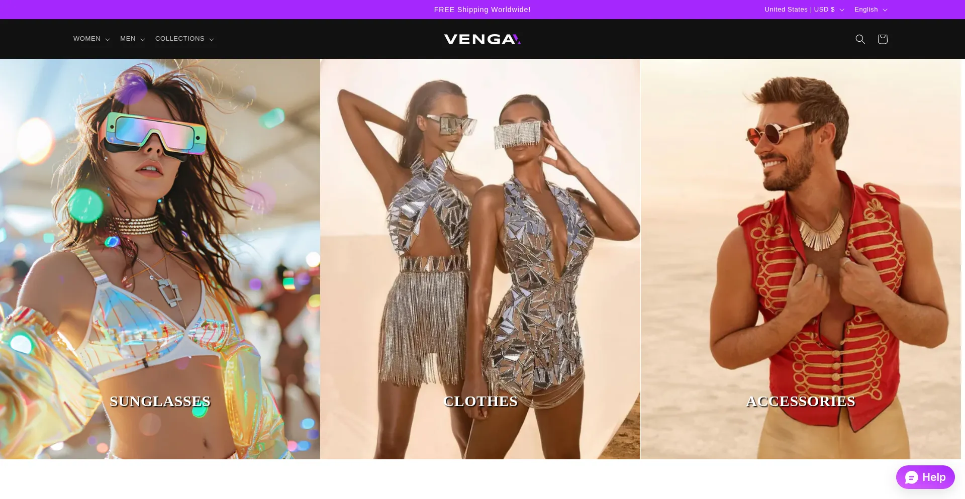 Venga-store.com Screenshot