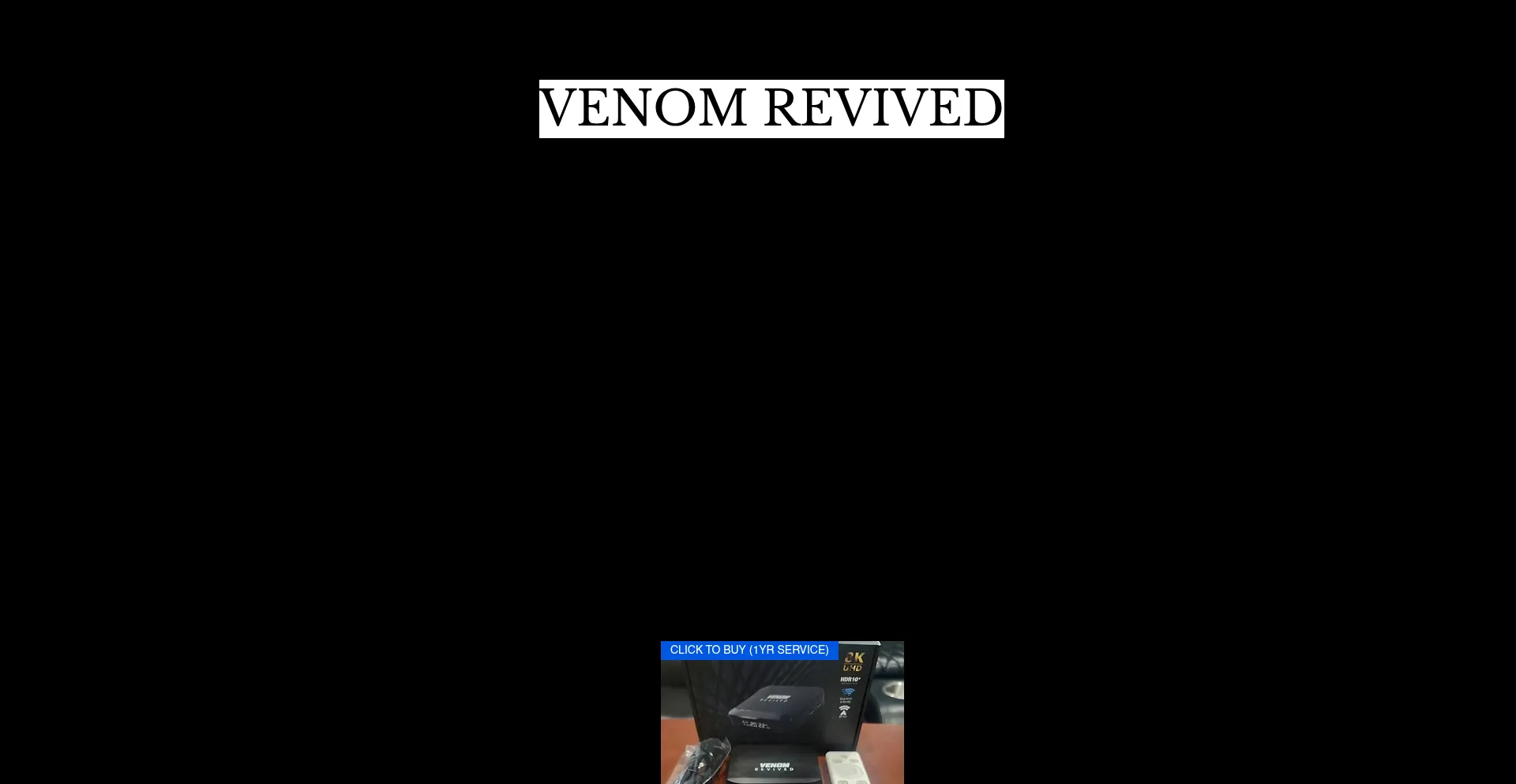 Venomrevived.com Screenshot