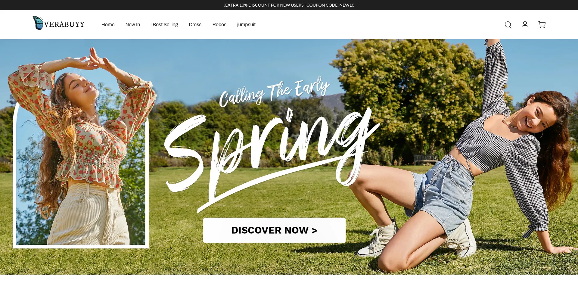 Website screenshot of Verabuyy.com